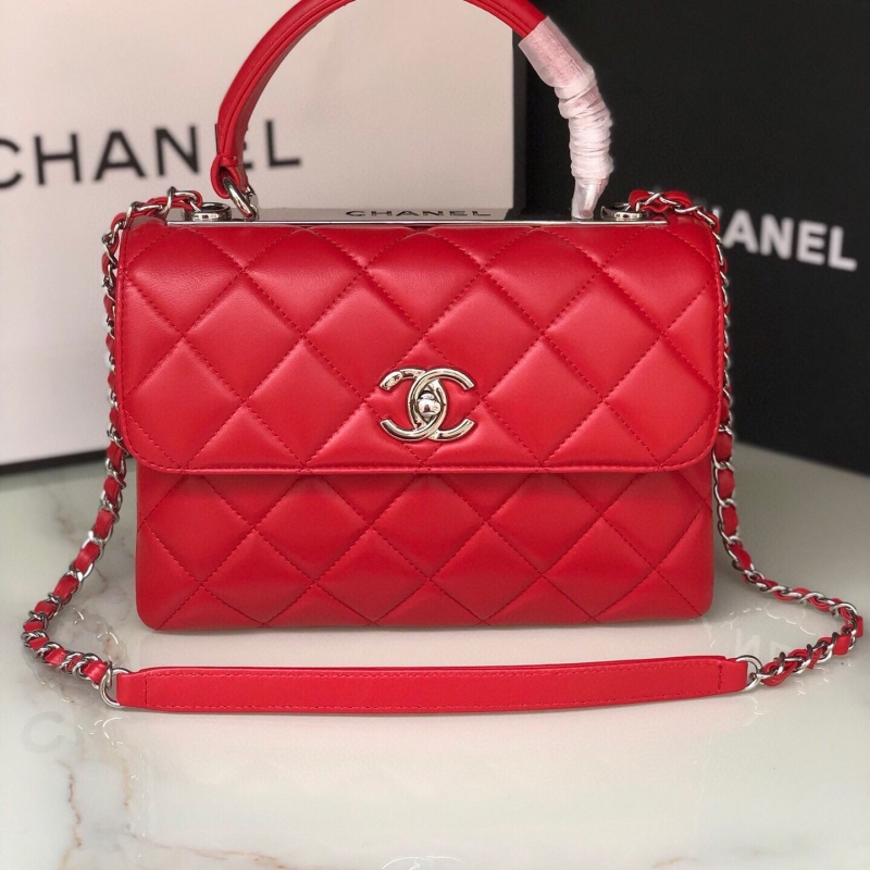 Ch**el top handle bags